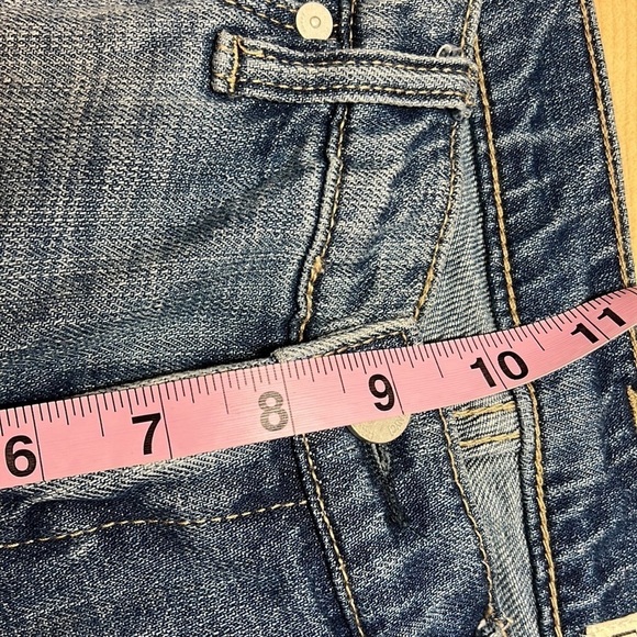 BLANKNYC Embroidered Distressed Crop Girlfriend Jeans Size 25 - Picture 12 of 14